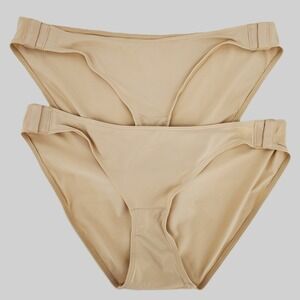 Slick Chicks Womens XL Seamless Panties Pack Comfort Stretch Nylon Spandex Brief